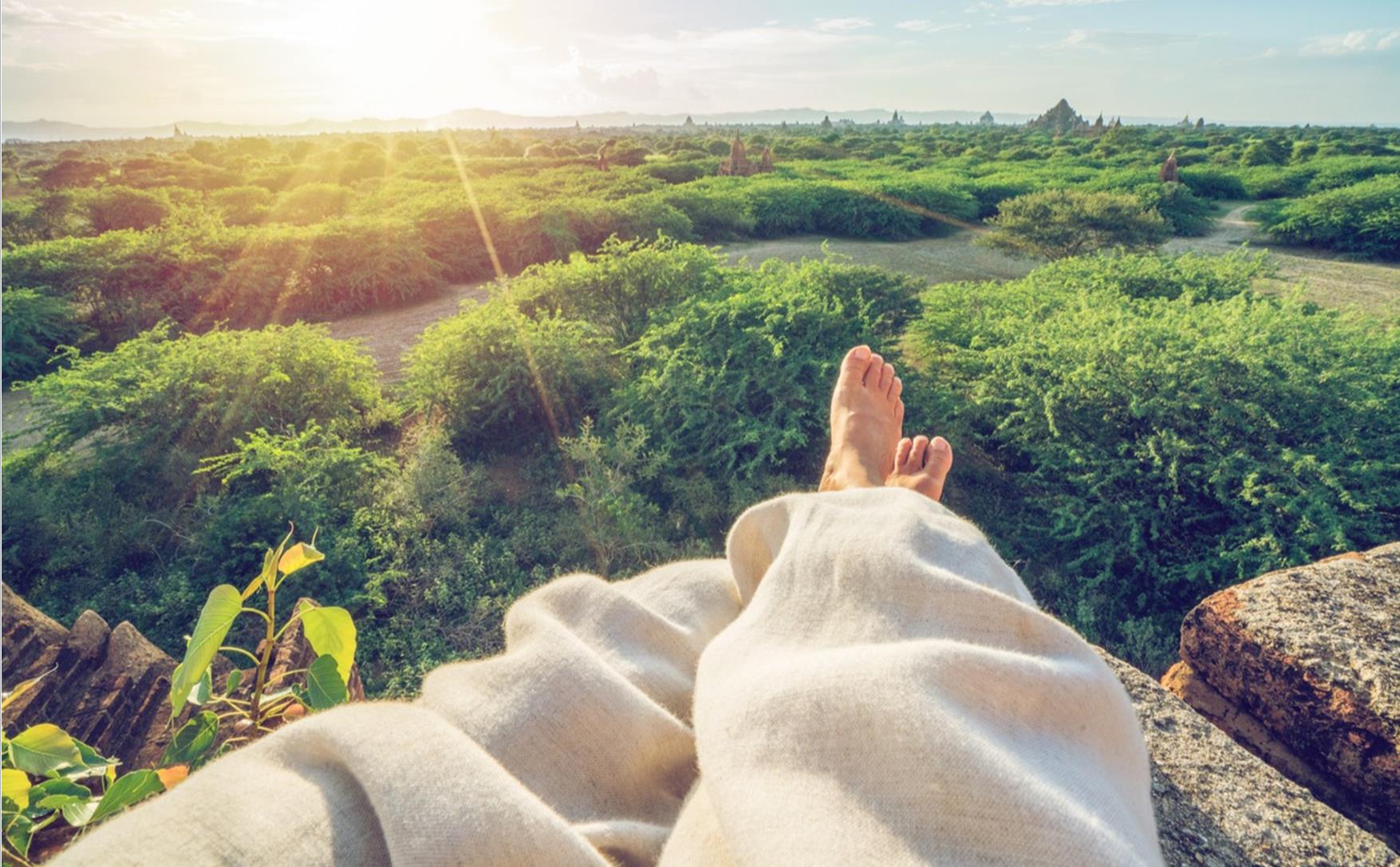 Toe Tapping Yoga Exercise for Health and Vitality